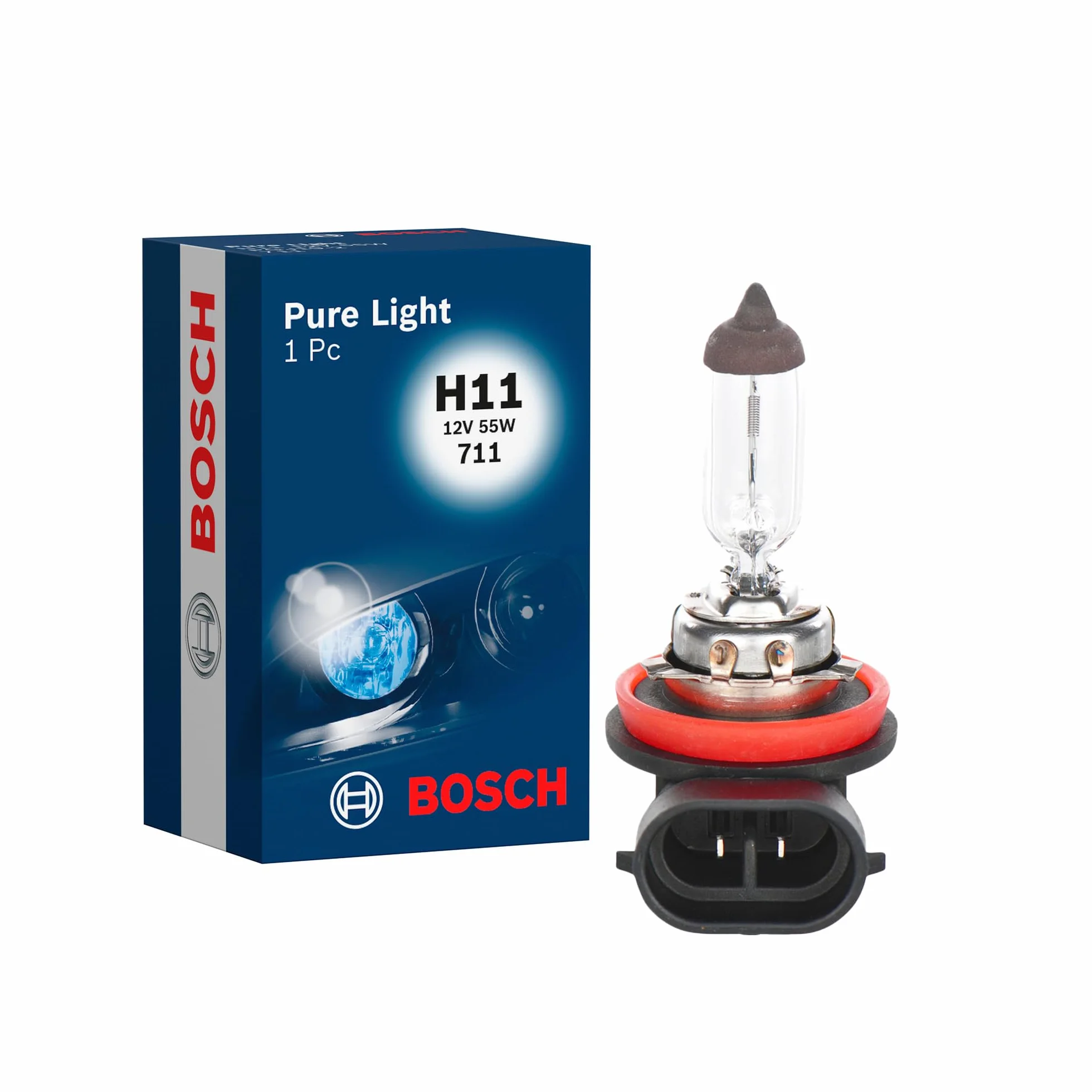 H11 BOSCH 12V 55W 1 987 302 084 Kompatybilny z VW Golf VII Hatchback 5G1, BQ1, BE1, BE2 Golf V Hatchback 1K1 TOURAN 1T1, 1T2 Passat Variant 3C5 Transporter V Bus 7HB, 7HJ, 7EB, 7EJ, 7EF, 7EG, 7HF, 7EC