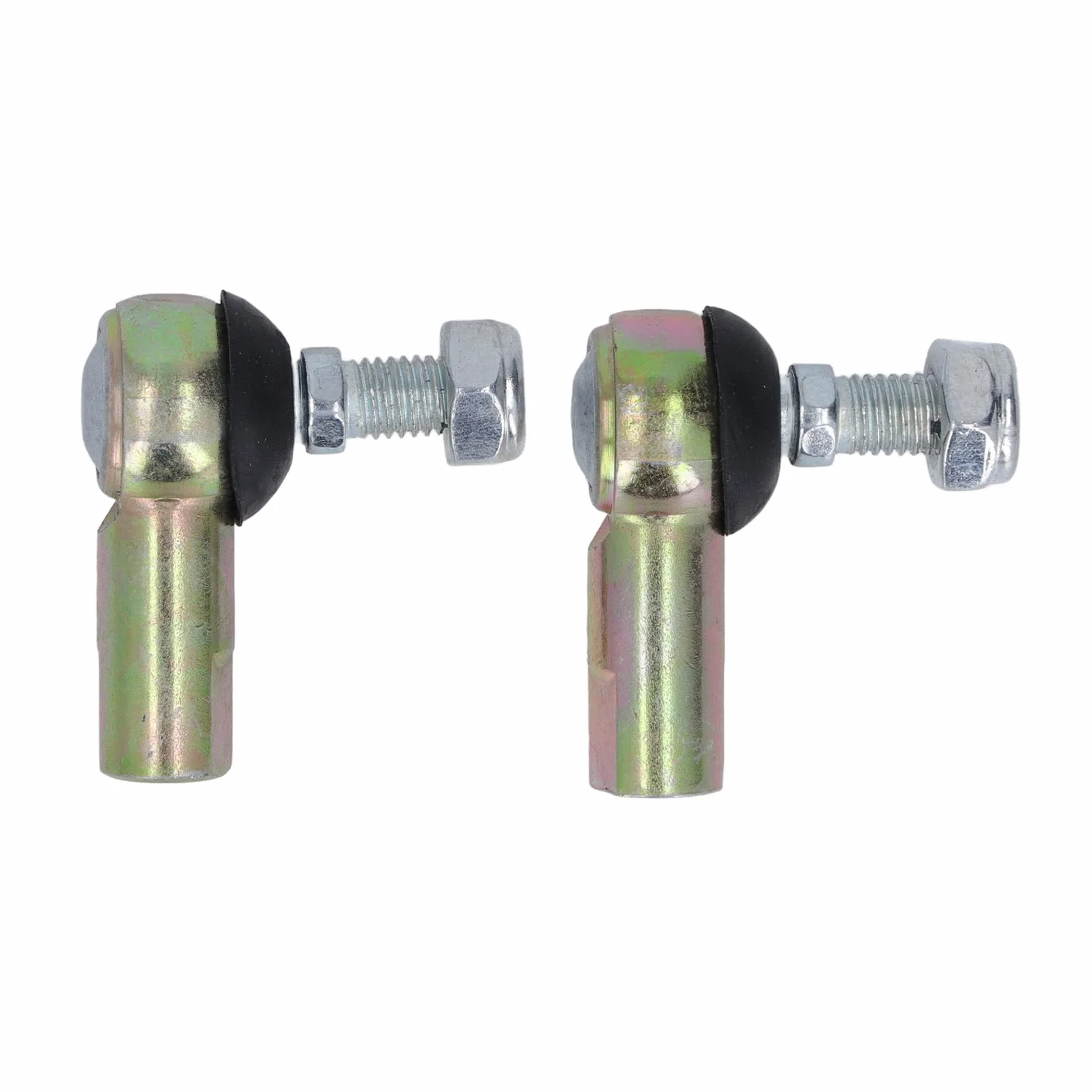 Tbest Zestaw Końcówek Drążka Kierowniczego, 2 Szt. Końcówka Drążka Kierowniczego M10 10mm Sway Bar Przegub Kulowy Zestaw do 50cc 70cc 90cc 110cc 125cc ATV Skuter Karting Motocross