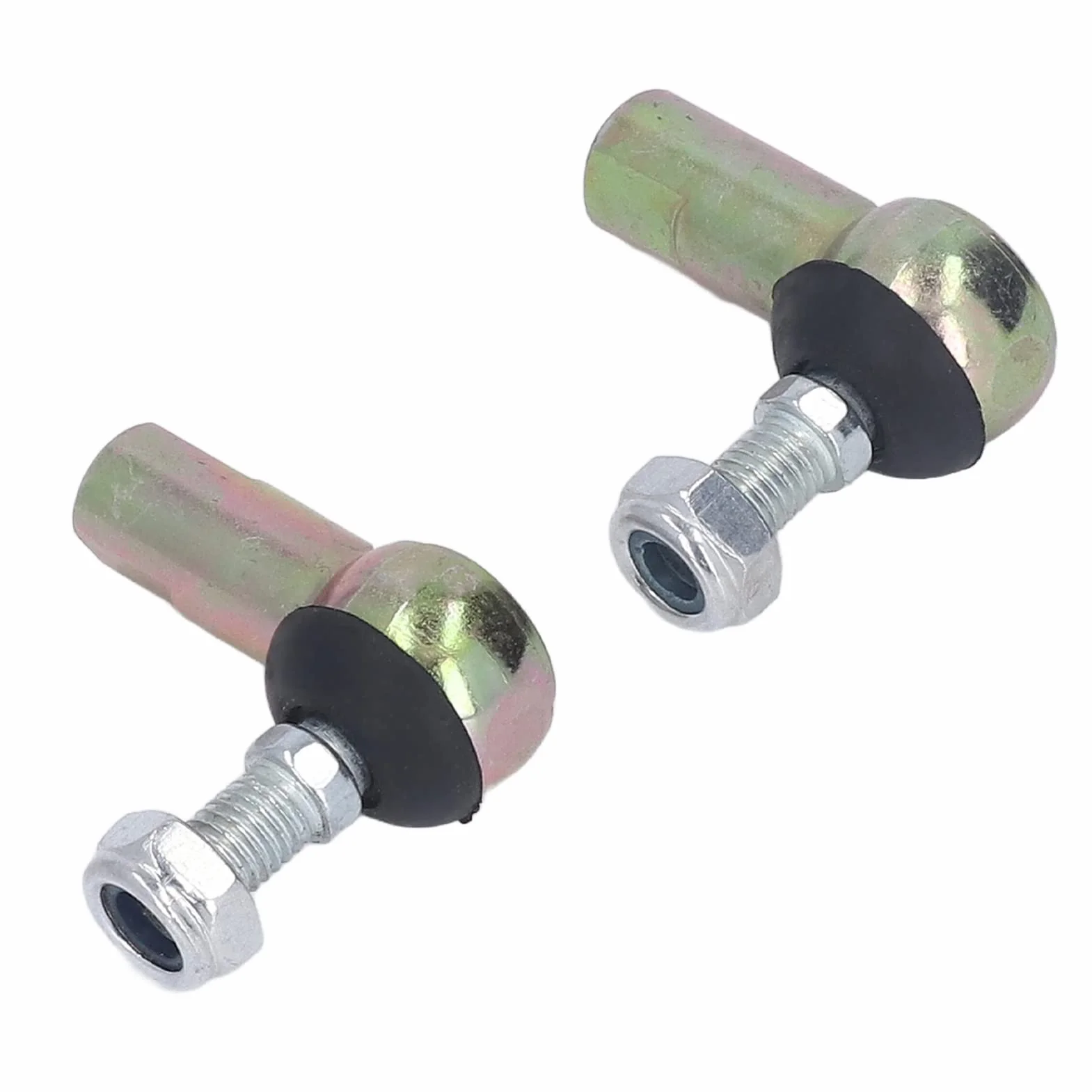 Tbest Zestaw Końcówek Drążka Kierowniczego, 2 Szt. Końcówka Drążka Kierowniczego M10 10mm Sway Bar Przegub Kulowy Zestaw do 50cc 70cc 90cc 110cc 125cc ATV Skuter Karting Motocross