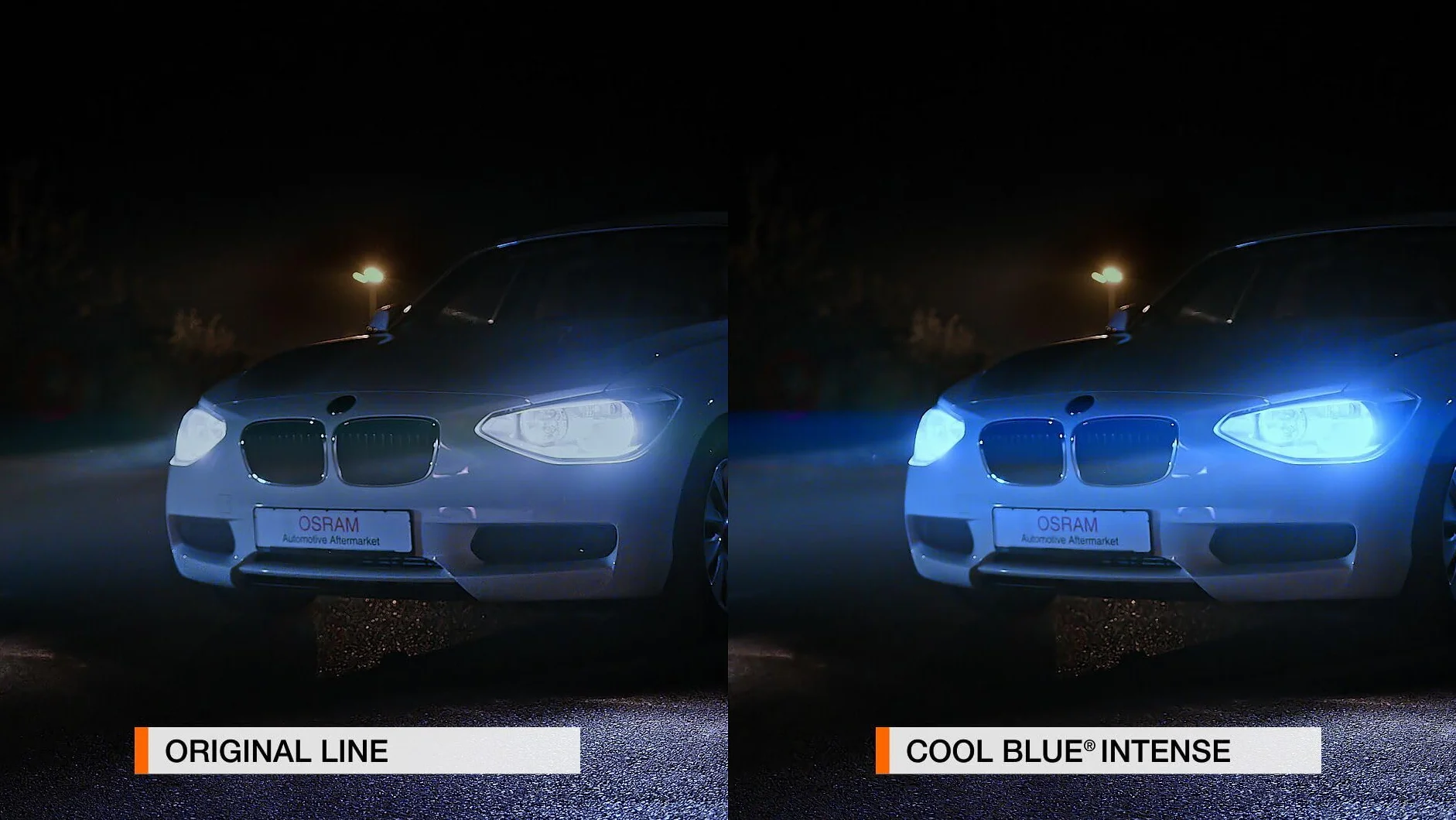 OSRAM COOL BLUE INTENSE H7, +100% większa jasność, do 5000 K, halogenowa lampa czołowa, wygląd LED, składane pudełko wiszące (2 lampy)