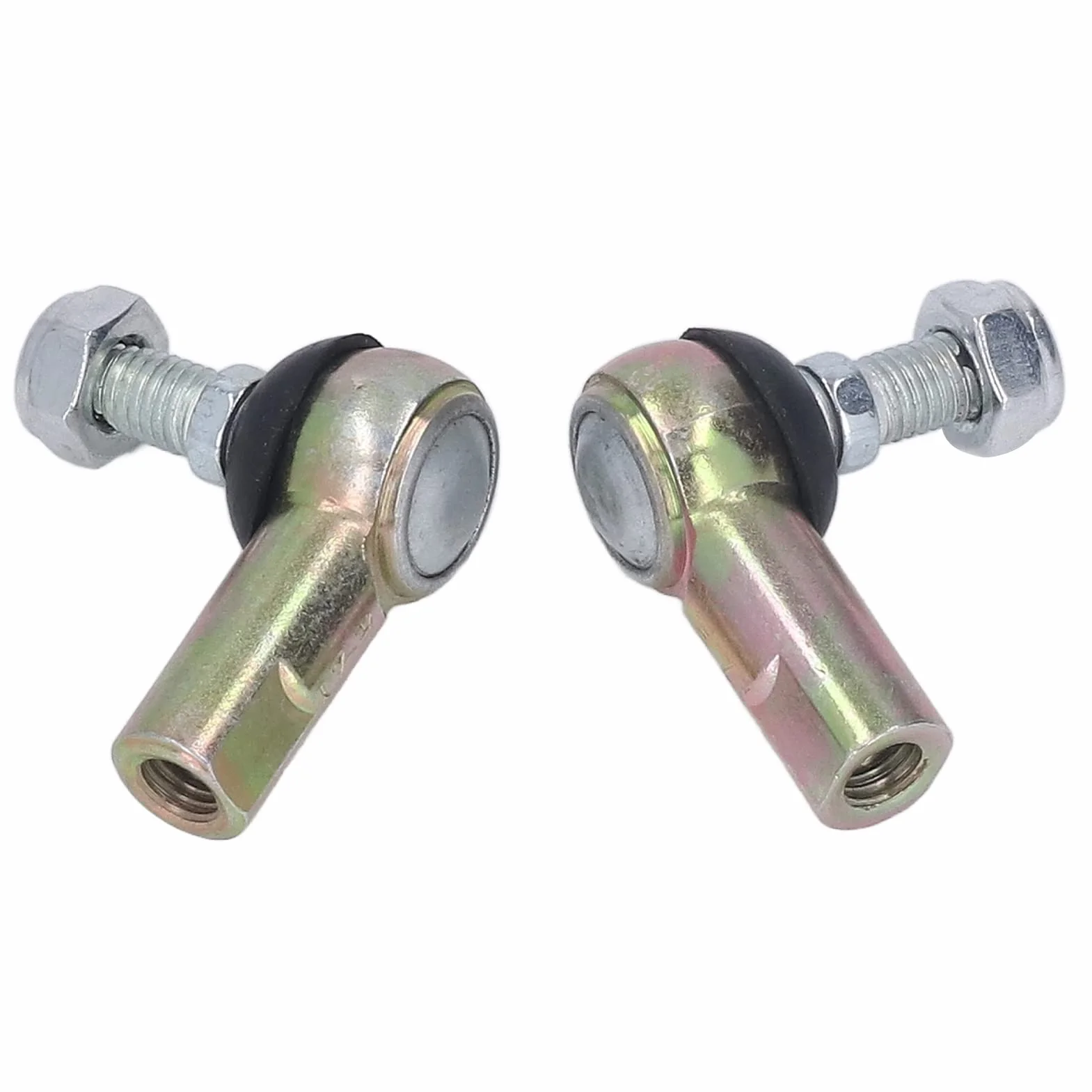 2 końcówki drążka kierowniczego M10 Rocker Ball Joints Quad Tie Rods Universal Tie Rod Ball Joints do ATV Scooter Karting, Default