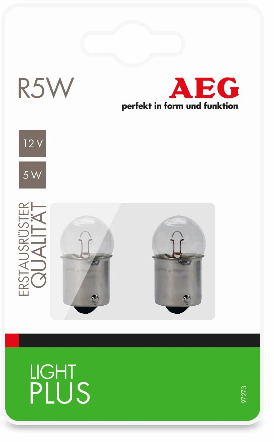 AEG Automotive 97273 żarówka Light Plus R5W, zestaw 2 sztuk